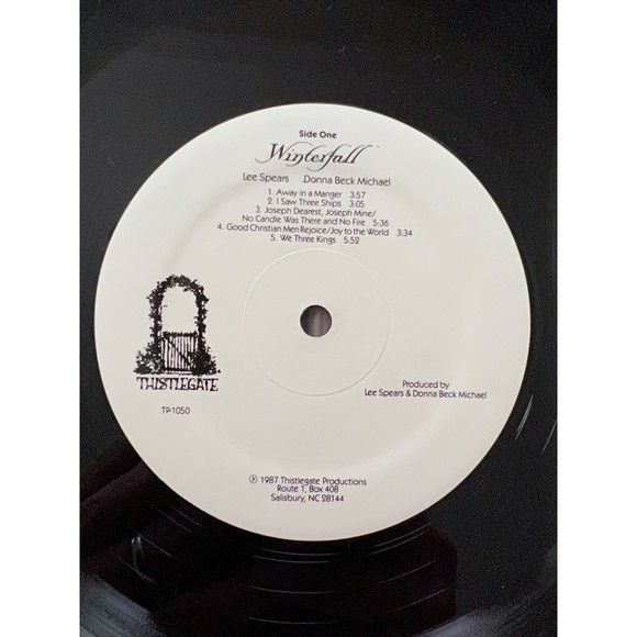 Lee Spears Donna Beck Michael Winterfall LP 1987 Thistlegate EX - Picture 5 of 7
